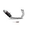 Mivv Komplette Sport-Auspuffanlage Carbon Carbon-Endkappe Yamaha MT-07 / FZ-07
