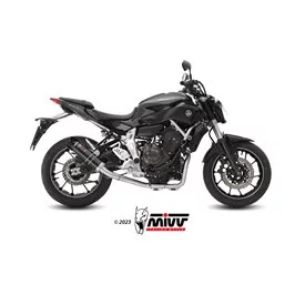 Mivv Echappement Sport Complet Noir fond carbone Yamaha MT-07 / FZ-07