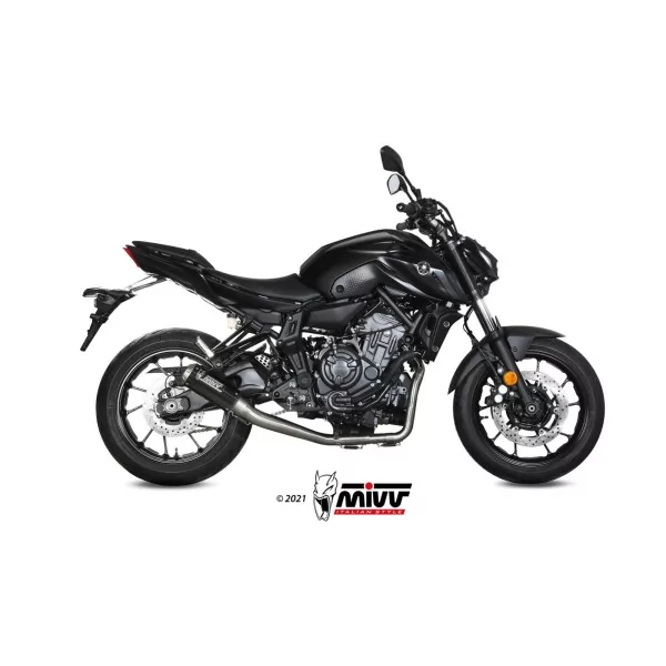 Mivv Komplette Sport-Auspuffanlage Carbon Yamaha MT-07 / FZ-07