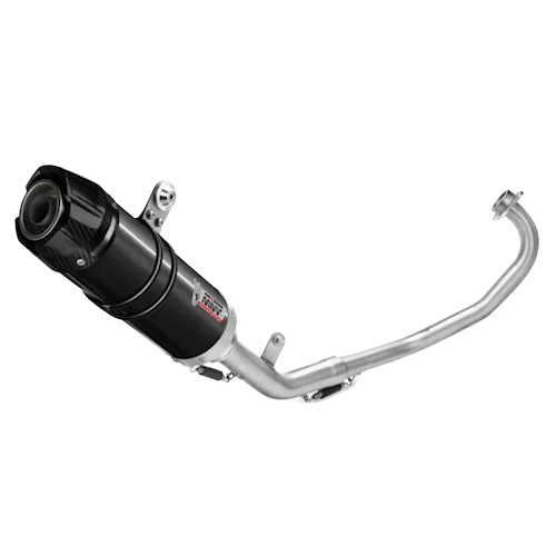 Mivv Sport Exhaust Full System Black carbon end cap Yamaha YZF R125