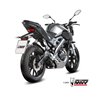 Mivv Komplette Sport-Auspuffanlage Schwarz Carbon-Endkappe Yamaha YZF R125