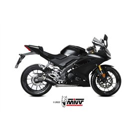 Mivv Sport Exhaust Full System Black Yamaha MT-125