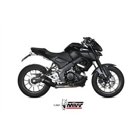 Mivv Sport Exhaust Full System Black Yamaha MT-125