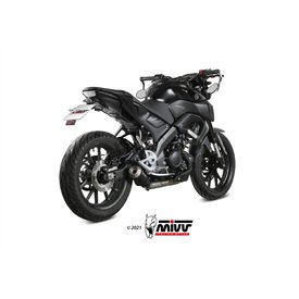 Mivv Sport Exhaust Full System Black Yamaha MT-125