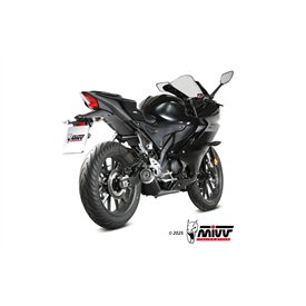 Mivv Komplette Sport-Auspuffanlage Schwarz Yamaha YZF R125