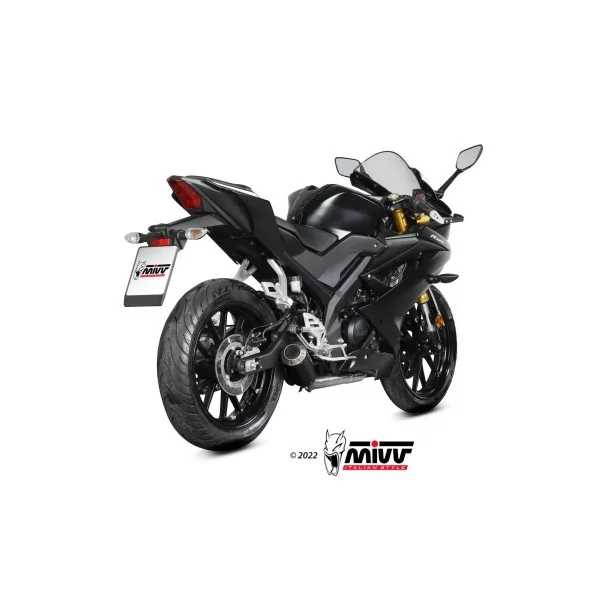 Mivv Scarico Sportivo Completo Carbonio Yamaha MT-125