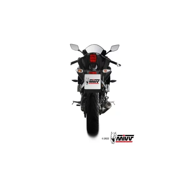 Mivv Komplette Sport-Auspuffanlage Carbon Yamaha MT-125