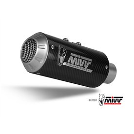 Mivv Sport Exhaust Full System Carbon Yamaha MT-125