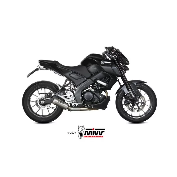 Mivv Sport Exhaust Full System Stainless Steel Yamaha MT-125