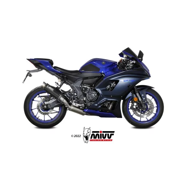 Mivv Scarico Sportivo Completo Carbonio Yamaha YZF R7