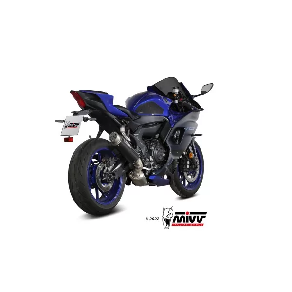 Mivv Scarico Sportivo Completo Carbonio Yamaha YZF R7