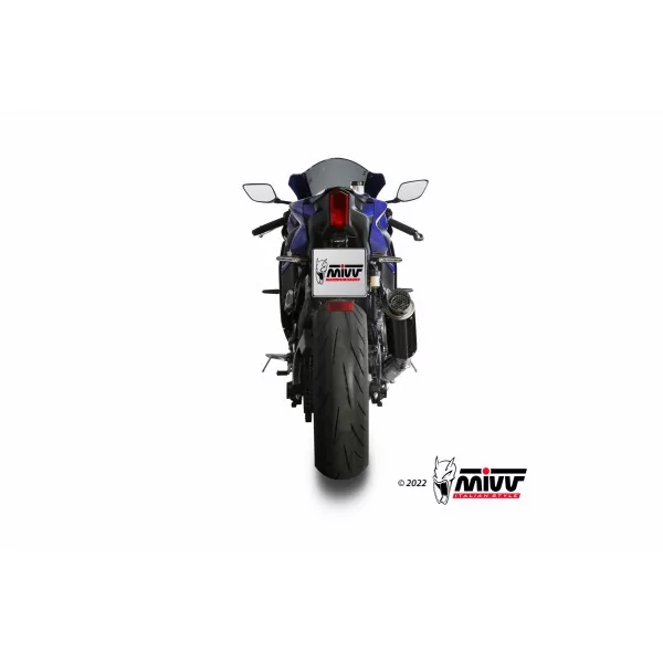 Mivv Scarico Sportivo Completo Carbonio Yamaha YZF R7