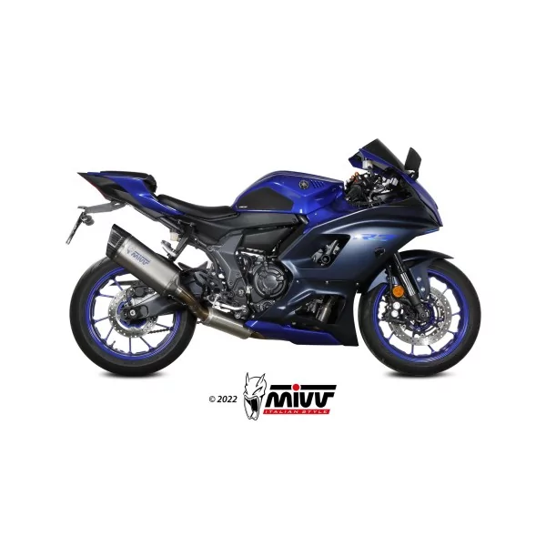 Mivv Scarico Sportivo Completo Titanio Yamaha YZF R7