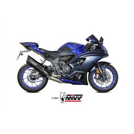 Mivv Sport Exhaust Full System Black Titanium Yamaha YZF R7