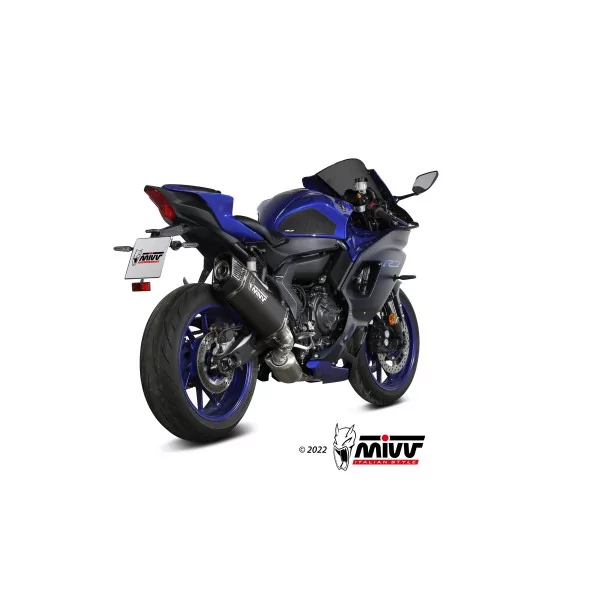 Mivv Sport Exhaust Full System Black Titanium Yamaha YZF R7