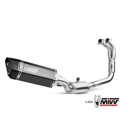 Mivv Sport Exhaust Full System Black Titanium Yamaha YZF R7
