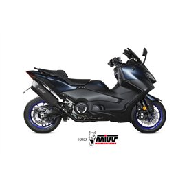 Mivv Sport Exhaust Full System Black Titanium Yamaha T-MAX 560