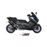 Mivv Sport Exhaust Full System Black carbon end cap Yamaha T-MAX 560