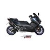 Mivv Scarico Sportivo Completo Nero fondello carbonio Yamaha T-MAX 560