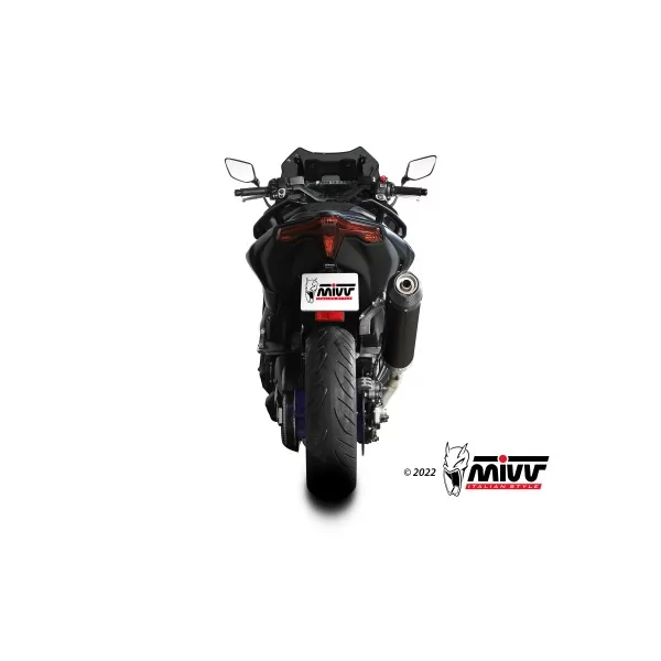 Mivv Escape Deportivo Completo Negro fondo carbono Yamaha T-MAX 560