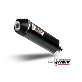 Mivv Scarico Sportivo Completo Nero fondello carbonio Yamaha T-MAX 560