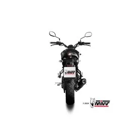 Mivv Sport Exhaust Full System Carbon carbon end cap Yamaha XSR 125