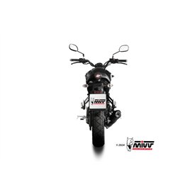 Mivv Komplette Sport-Auspuffanlage Carbon Carbon-Endkappe Yamaha XSR 125