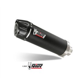 Mivv Komplette Sport-Auspuffanlage Carbon Carbon-Endkappe Yamaha XSR 125
