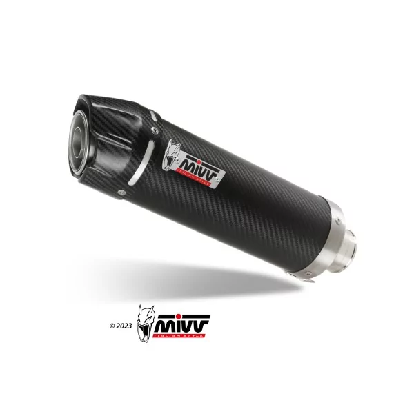 Mivv Komplette Sport-Auspuffanlage Carbon Carbon-Endkappe Yamaha XSR 125