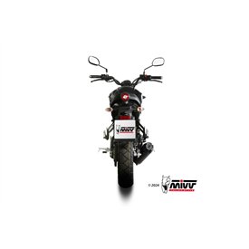 Mivv Scarico Sportivo Completo Nero fondello carbonio Yamaha XSR 125