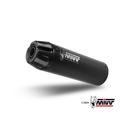 Mivv Sport Exhaust Full System Black carbon end cap Yamaha XSR 125
