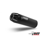 Mivv Sport Exhaust Full System Black carbon end cap Yamaha XSR 700