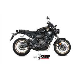 Mivv Scarico Sportivo Completo Nero fondello carbonio Yamaha XSR 700