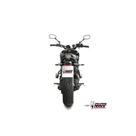 Mivv Scarico Sportivo Completo Nero fondello carbonio Yamaha XSR 700