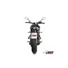 Mivv Sport Exhaust Full System Black carbon end cap Yamaha XSR 700