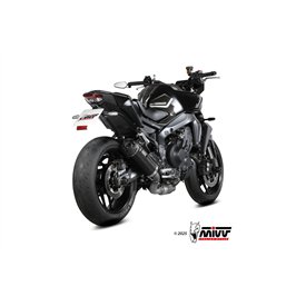 Mivv Sport Exhaust Full System Carbon carbon end cap Yamaha MT-09 / SP / FZ-09