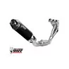Mivv Sport Exhaust Full System Black carbon end cap Yamaha MT-09 / SP / FZ-09
