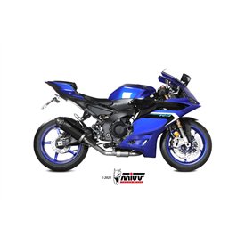 Mivv Echappement Sport Complet Noir fond carbone Yamaha R9