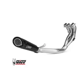 Mivv Komplette Sport-Auspuffanlage Schwarz Yamaha R9