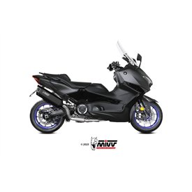 Mivv Scarico Sportivo Completo Titanio Nero Yamaha T-MAX 560