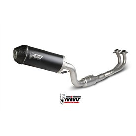 Mivv Scarico Sportivo Completo Nero fondello carbonio Yamaha T-MAX 560