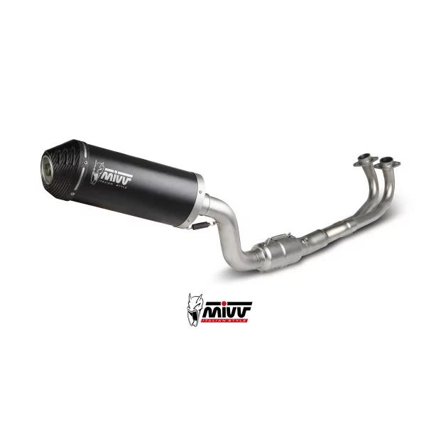 Mivv Escape Deportivo Completo Negro fondo carbono Yamaha T-MAX 560