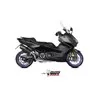 Mivv Scarico Sportivo Completo Nero fondello carbonio Yamaha T-MAX 560