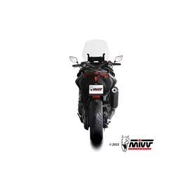 Mivv Sport Exhaust Full System Black carbon end cap Yamaha T-MAX 560