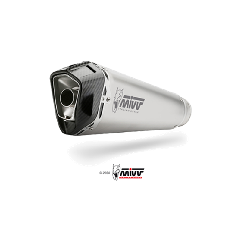 Mivv Sport Exhaust Full System Stainless Steel Yamaha Tracer 9 / GT / GT+ Mivv Sport Exhaust Full System Stainless Steel Yamaha Tracer 9 / GT / GT+