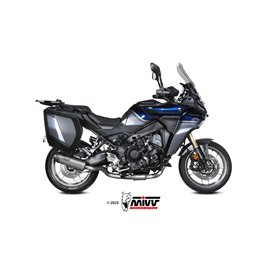 Mivv Sport Exhaust Full System Titanium carbon end cap Yamaha Tracer 9 / GT / GT+