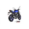 Mivv Komplette Sport-Auspuffanlage Titan Carbon-Endkappe Yamaha MT-07