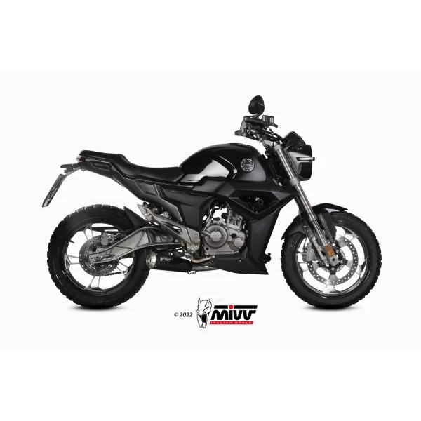 Mivv Sport Exhaust Full System Black Zontes ZT 125 G1
