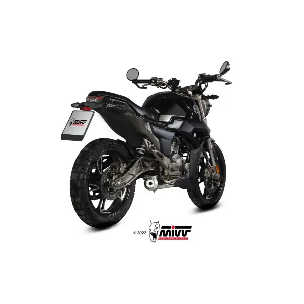 Mivv Sport Exhaust Full System Black Zontes ZT 125 G1
