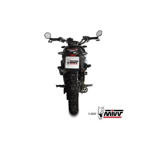 Mivv Komplette Sport-Auspuffanlage Schwarz Zontes ZT 125 G1